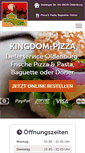 Mobile Screenshot of kingdompizza.de