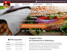 Tablet Screenshot of kingdompizza.de